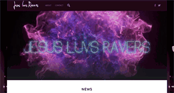 Desktop Screenshot of jesusluvsravers.com